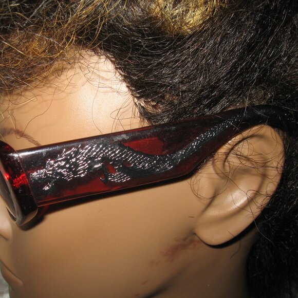 ❤️RARE JEAN PAUL GAULTIER DRAGON Model 56-0021 SUNGLASSES + CASE - Picture 4 of 16